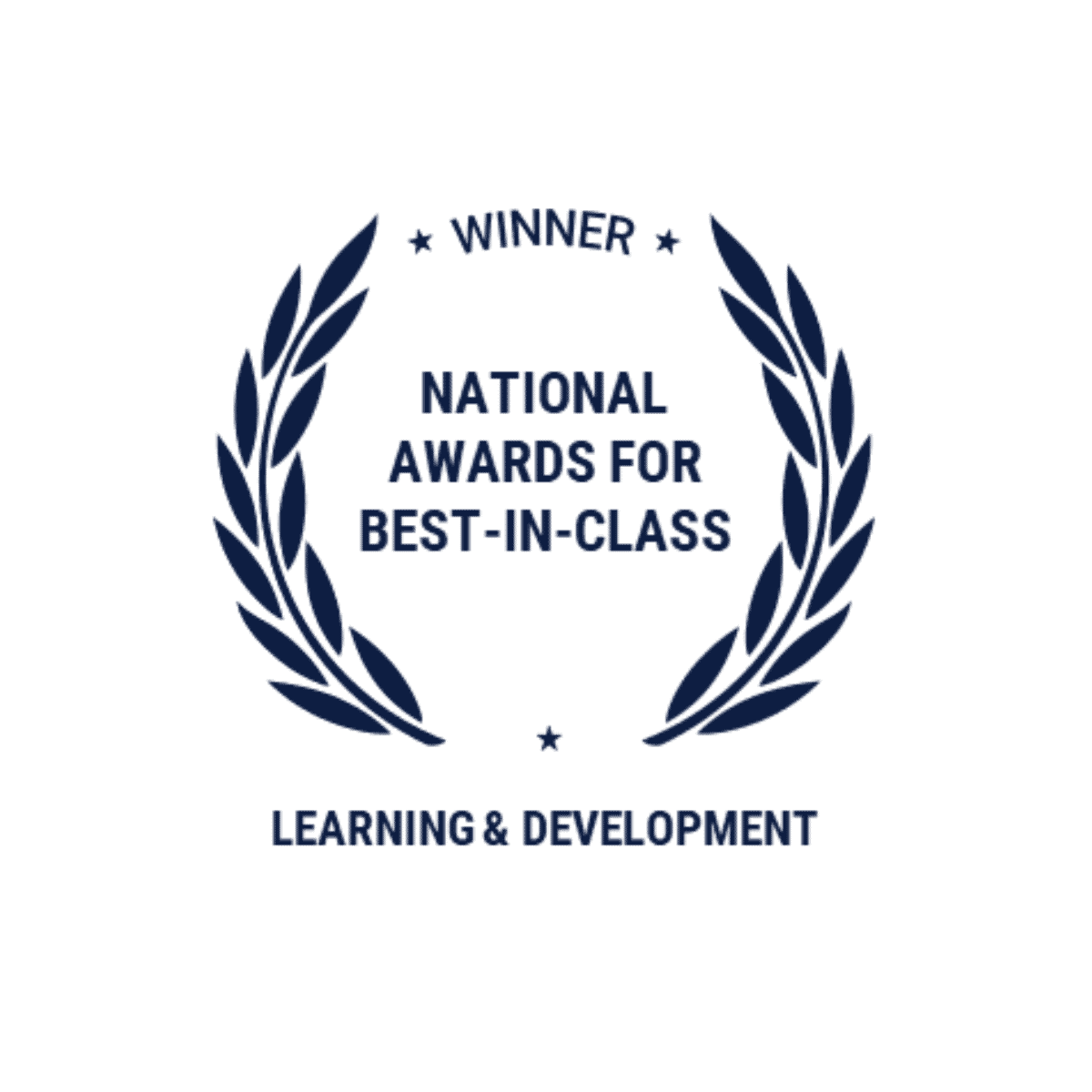 winner national awards for best in vlass learning and development
